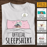 Official Sleepshirt  - Personalized T-Shirt - Dog Lovers TS-TT3426